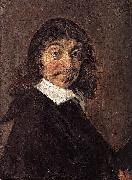 Frans Hals Portrait of Rene Descartes oil on canvas